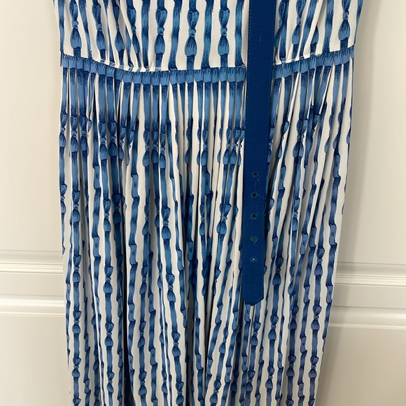 R&K Striped Dress With Belt - Picture 3 of 8